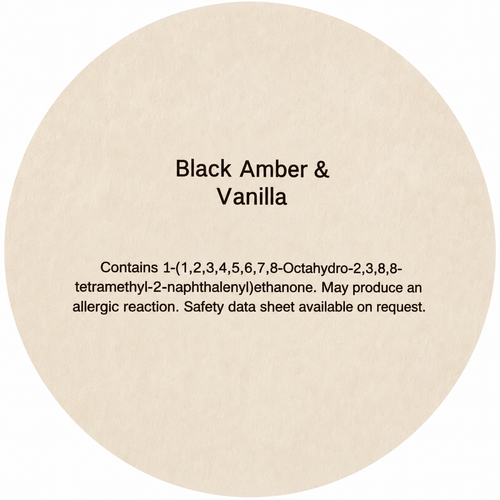 Black amber & vanilla