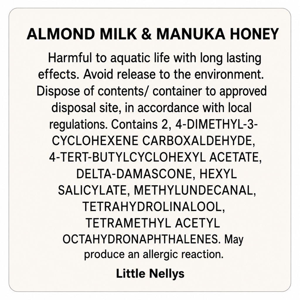 Almond Milk & Manuka Honey