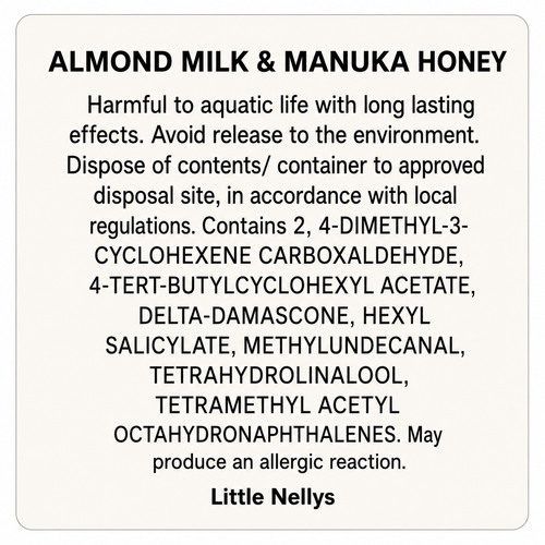 Almond Milk & Manuka Honey