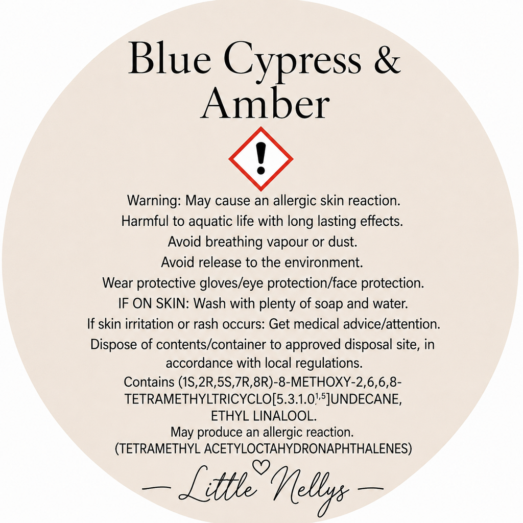 Blue cypress & amber