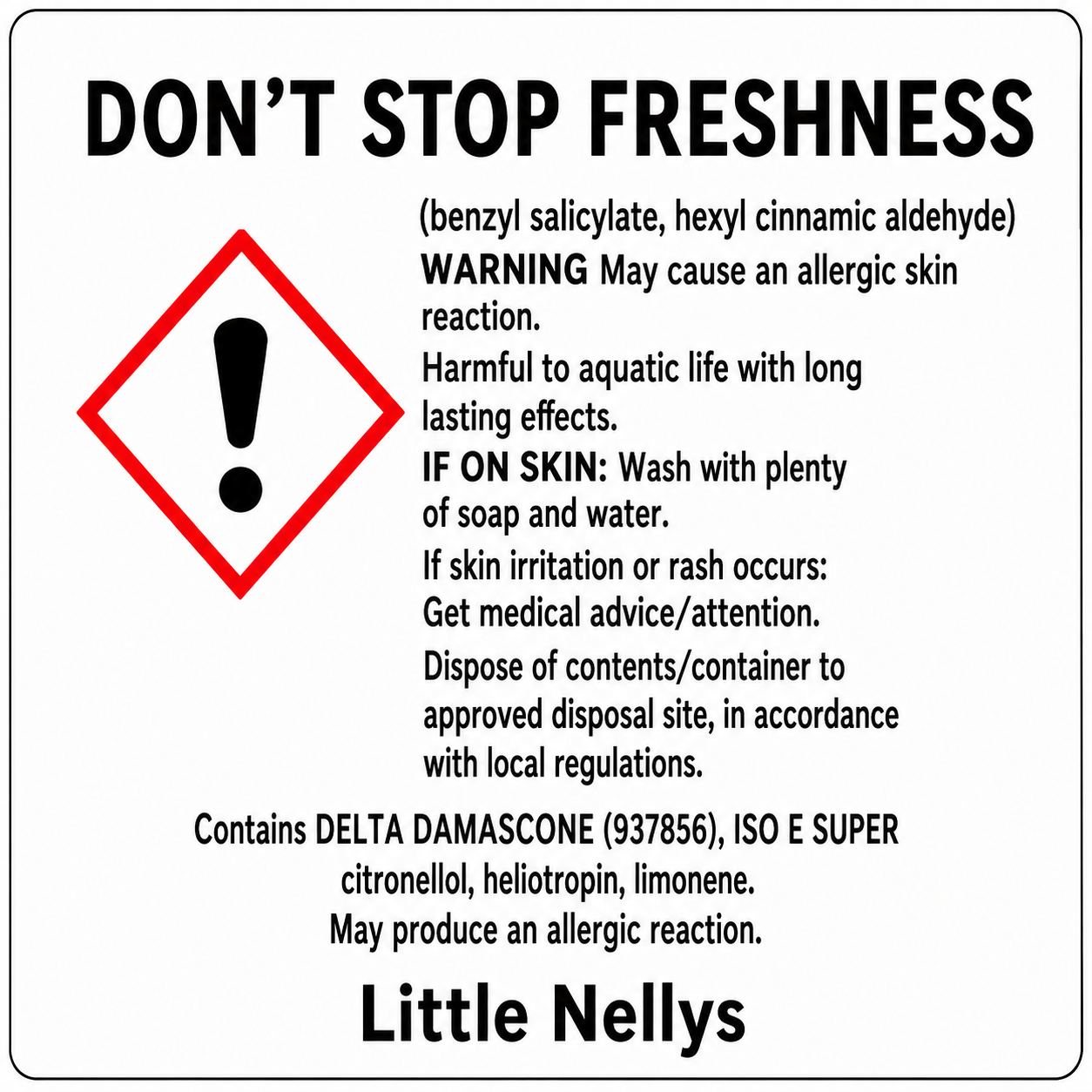 Dont Stop The Freshness