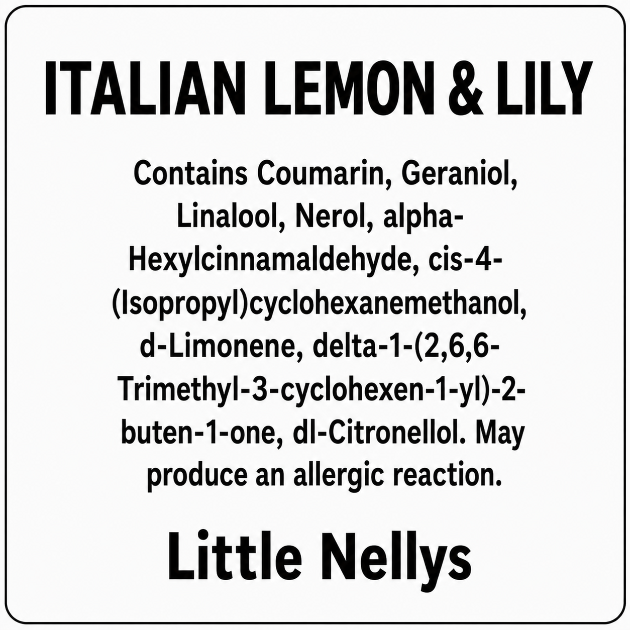 Italian Lemon & Lily