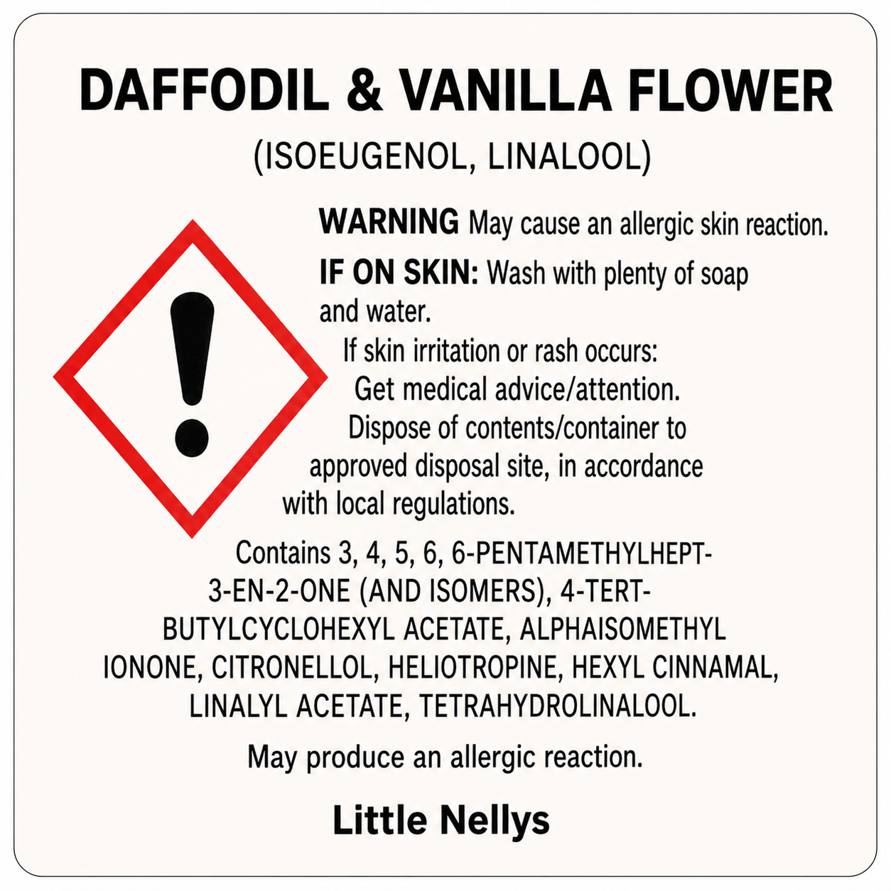 Daffodil & Vanilla Flower